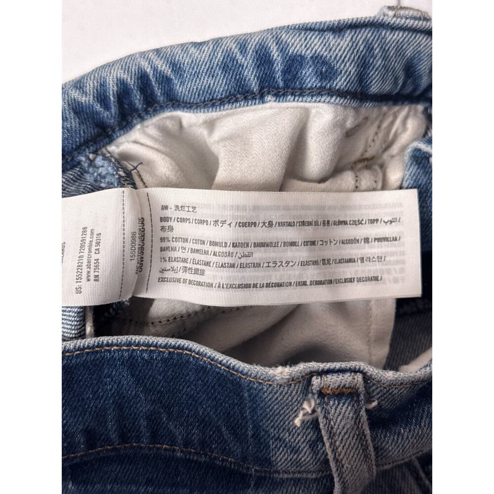 Abercrombie & Fitch Jeans 25 / 0 Womens 90s Straight Cross Button High Rise - Picture 7 of 7